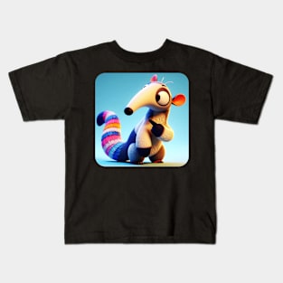 Animals, Insects and Birds - Anteater #53 Kids T-Shirt